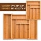 preview thumbnail 3 of 7, Expandable Silverware Organizer - Bamboo Kitchen Drawer Organizer, Utensil Holder - Drawer Organization and Storage