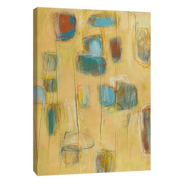 PTM Images 9-105421 PTM Canvas Collection 10" x 8" - "Block Party 3" Giclee Abstract Art Print on Canvas