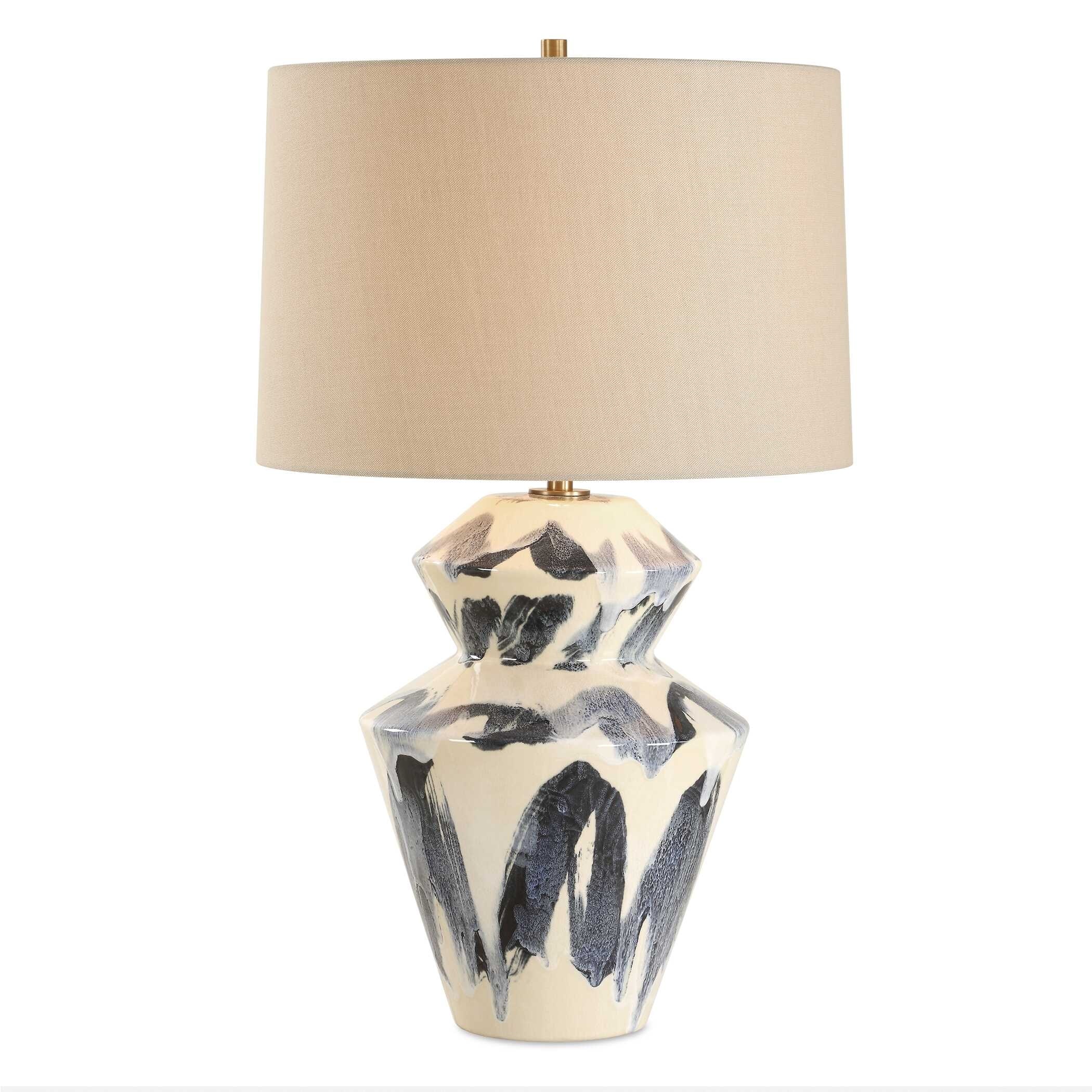 Uttermost Oranda Abstract Geometric Table Lamp - N/A