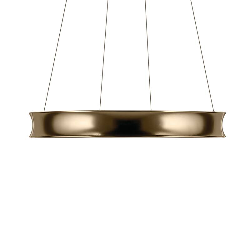 Larousse 29.5 Inch LED Chandelier in Champagne Bronze