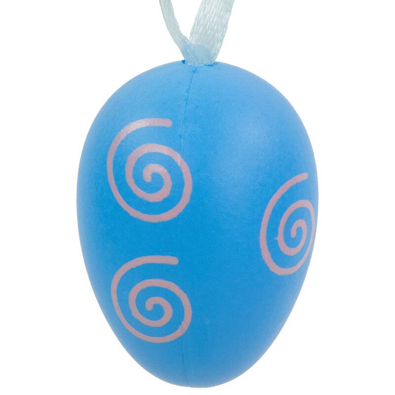 29ct Spring Easter Egg Ornaments - 3.25" - Pink/Blue/Yellow