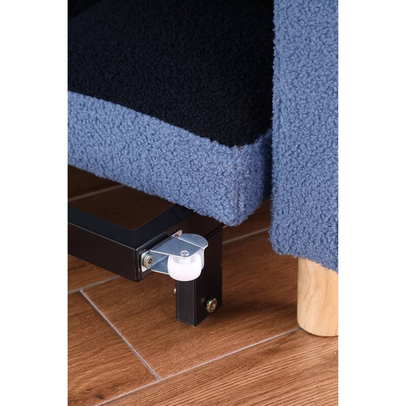 Convertible Sleeper Sofa Chair Bed with Pillow