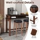 preview thumbnail 10 of 9, Costway Bar Table with Power Outlets Counter Height Table with Storage - See Details