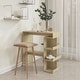 preview thumbnail 9 of 48, vidaXL Bar Table with Storage Rack 39.4"x19.7"x40" Engineered Wood - 39.4" x 19.7" x 40"