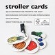 preview thumbnail 2 of 3, Wee Gallery Stroller Cards - I See at the Market - Red
