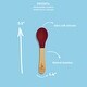 preview thumbnail 3 of 4, Baby Spoons Regular Scoop Bamboo and Silicone Assorted with Blue or Pink Spoon