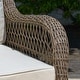 preview thumbnail 10 of 16, Rio Vista Outdoor Wicker Swivel Glider Chair Set (3-Piece)