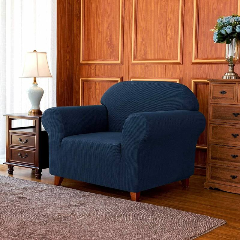 Subrtex 1-Piece Sofa Cover Stretch Soft Couch Loveseat Slipcover