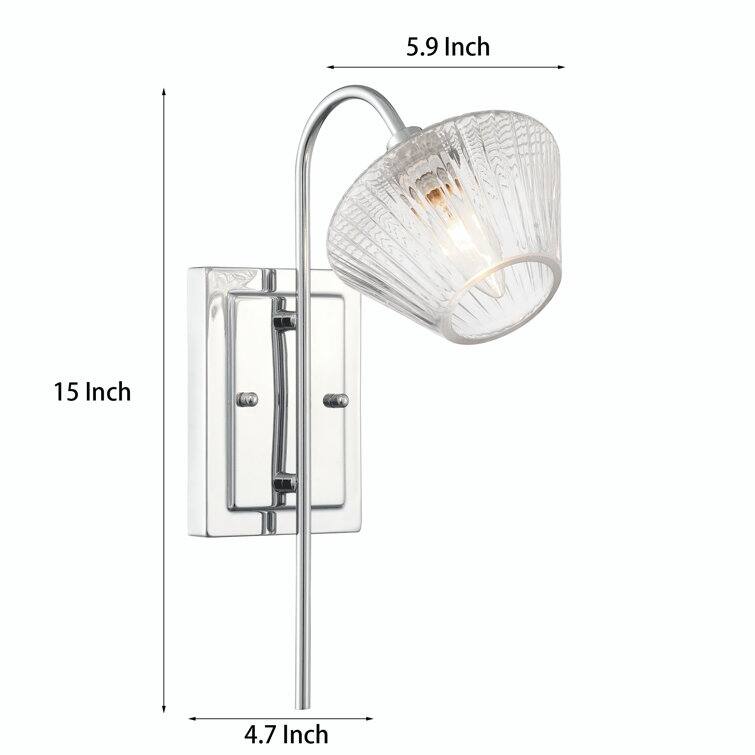 Acroma 1 - Light Glass Dimmable Wall Light Wallchiere Wall Sconce