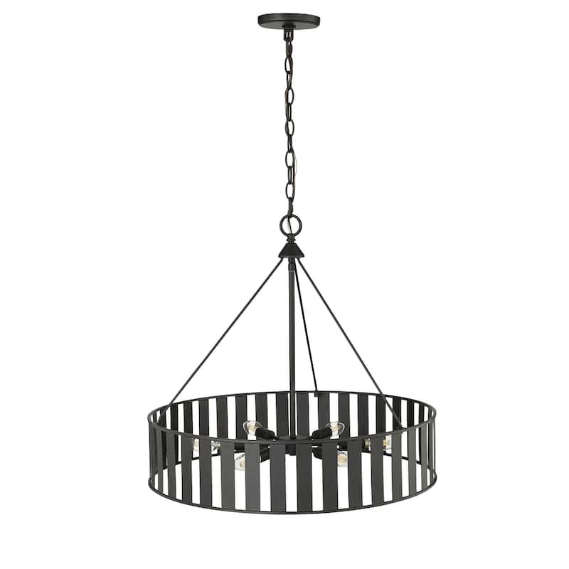 Millennium Lighting 27006 Stella 6 Light 24" Wide Drum Chandelier