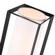 preview thumbnail 8 of 7, 11.5-in Black Touch Control 3-Way Small Table Lamp with 2 USB Ports, 6-Watt LED Bulb Included - 11.5'' H