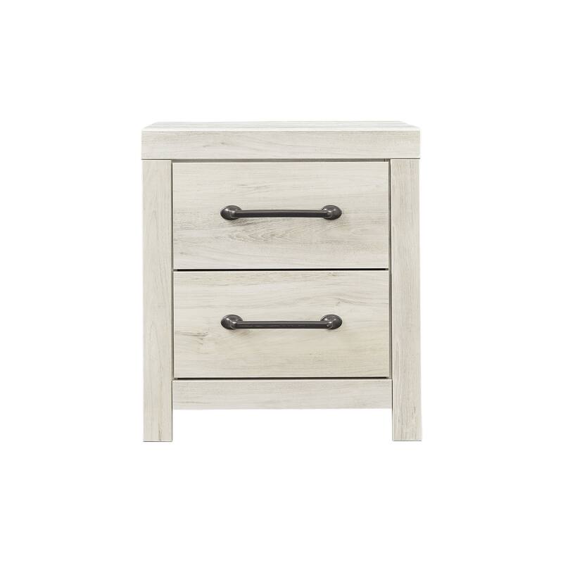 Drystan Two Drawer Casual Night Stand