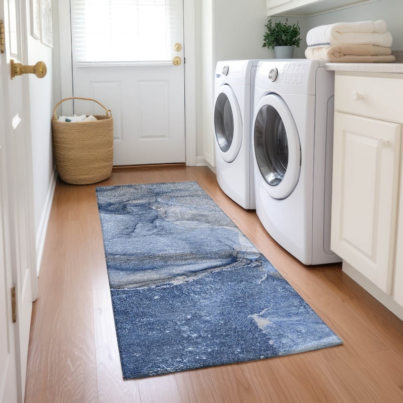 Fami Artistic Abstract Weather Resistant Versatile Elegance Outdoor Rug