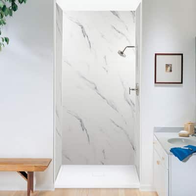 Transolid Low Threshold 34-in L x 48-in W Shower Base with Center Drain - 34-in L x 48-in W - 34-in L x 48-in W