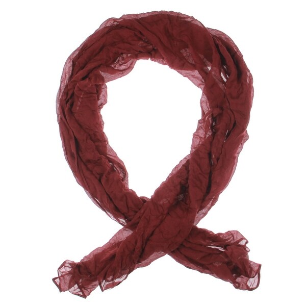 womens maroon scarves