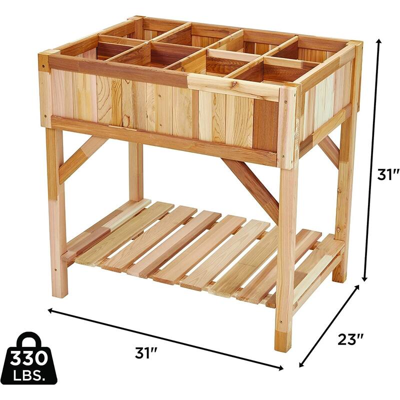 Jumbl Raised Garden Bed, Elevated Wood Garden Box Bed Bath & Beyond