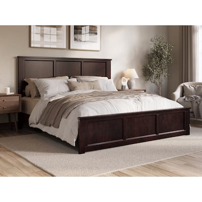 Charlotte Solid Wood Low Profile Platform Bed with Matching Footboard