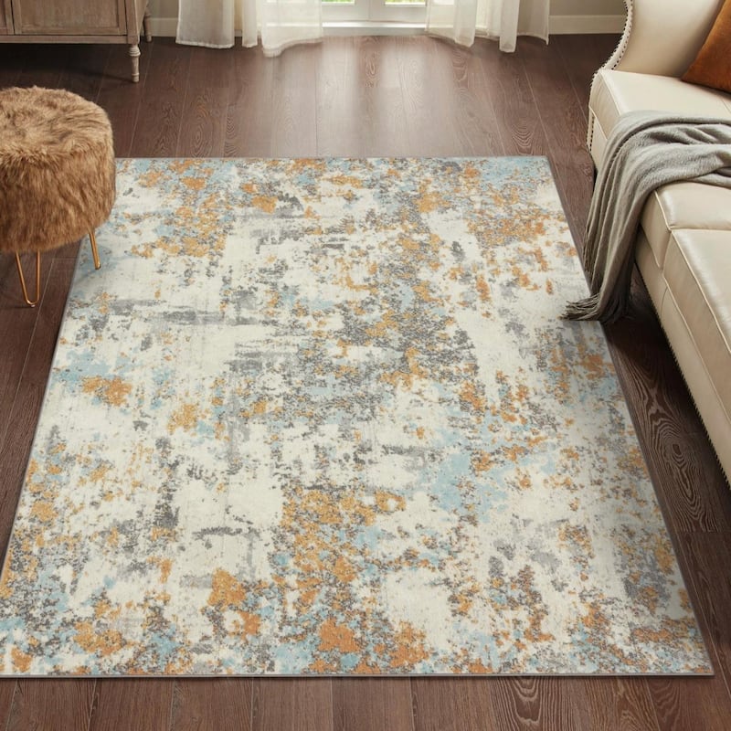 Luxe Weavers Modern Abstract Medium Pile Area Rug, Indoor Carpet
