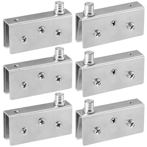 RDEXP Stainless Steel Glass Door Pivot Hinge Set for 5-8mm Glass Door