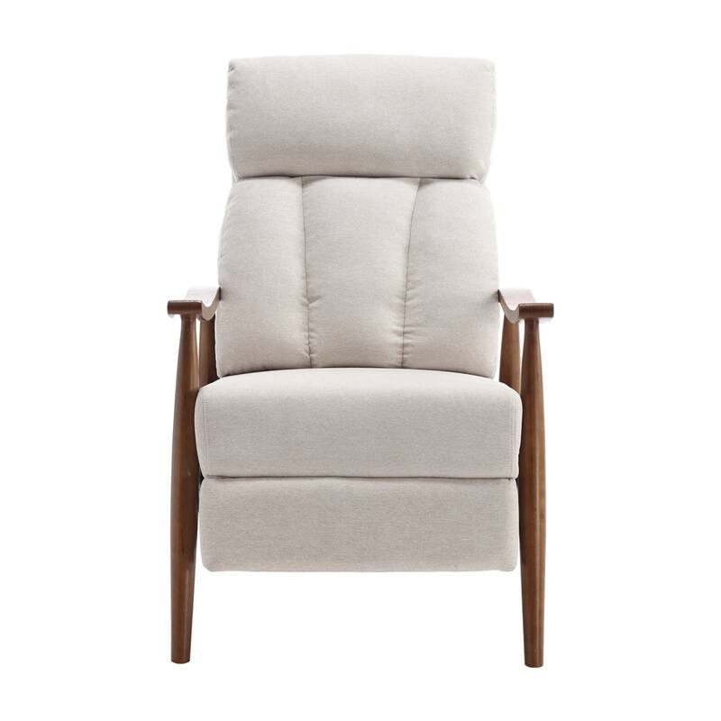 Wood Frame Armchair, Modern Accent Chair Lounge Chair for Living Room