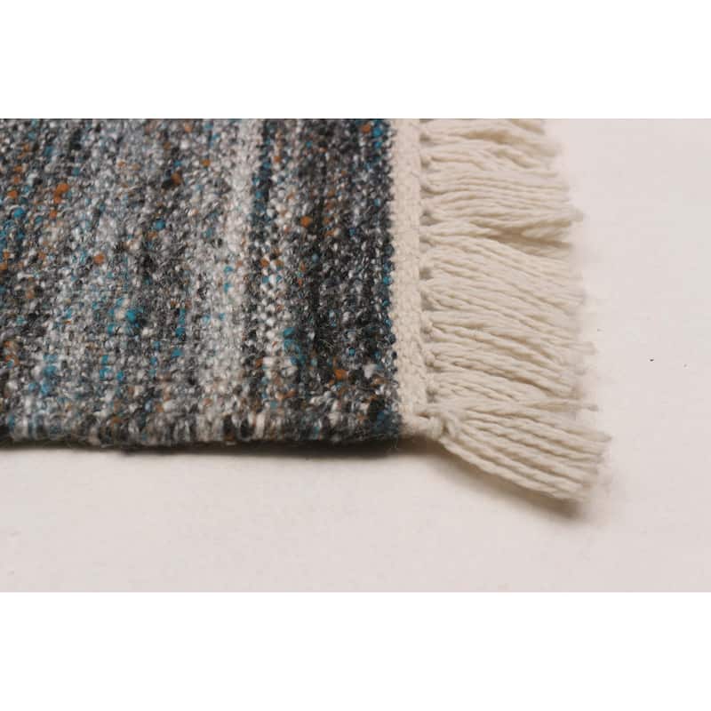 Boho Grey Kilim 5'3" x 7'8" - 5'3 x 7'8