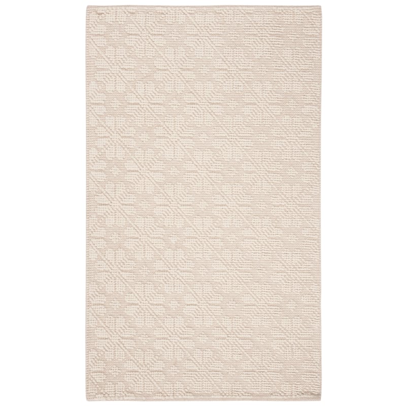 SAFAVIEH Handmade Vermont Jolie Wool Rug - 2'3" x 4' - Ivory