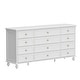 preview thumbnail 7 of 35, 63"W Wood Dresser Bedroom Storage Drawer Organizer Closet 12 Drawer