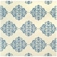 preview thumbnail 24 of 27, SAFAVIEH Handmade Chelsea Sharday French Country Wool Rug 6' x 6' Square - Ivory/Blue