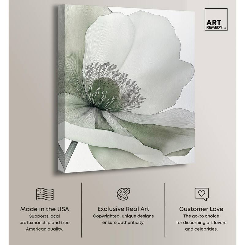 Delicate Stamen I Canvas by Art Remedy, Gallery Wrapped