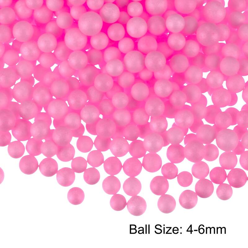 Foam Beads Foam Balls for DIY Craft Decoration, 1 Pack Approx 4000pcs
