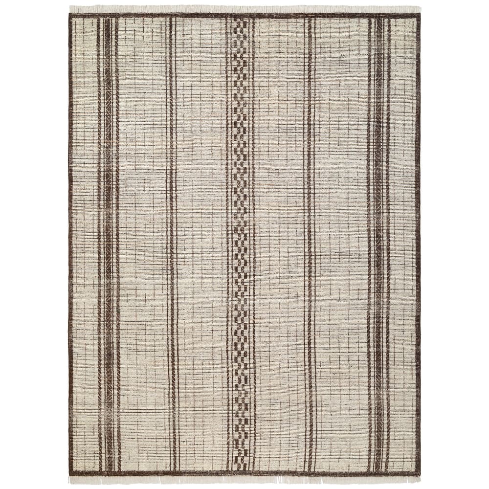 Terra by Obeetee Mesa Stripe Beige Rug