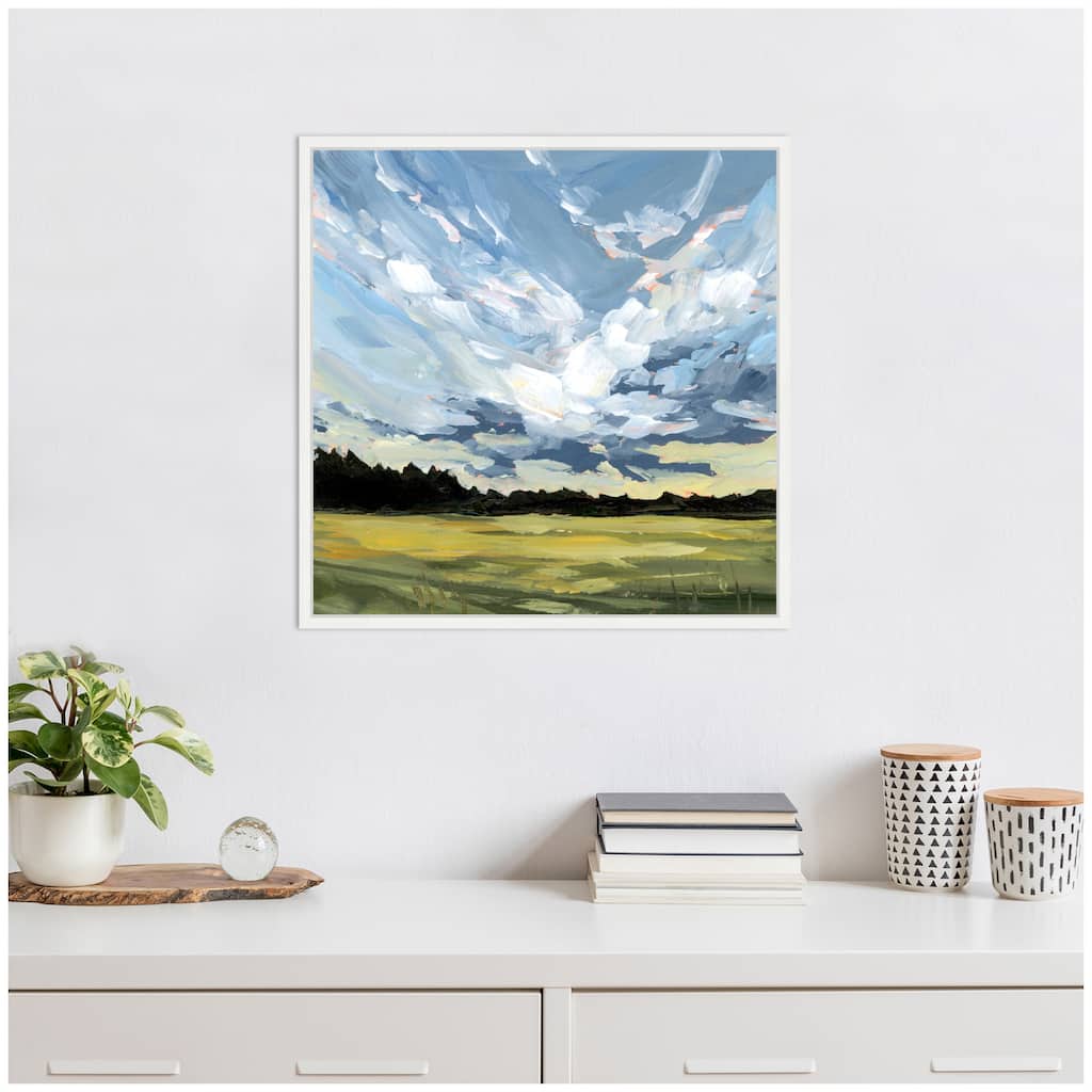 Kate and Laurel Sylvie Before The Storm Framed Canvas by Emily Kenney