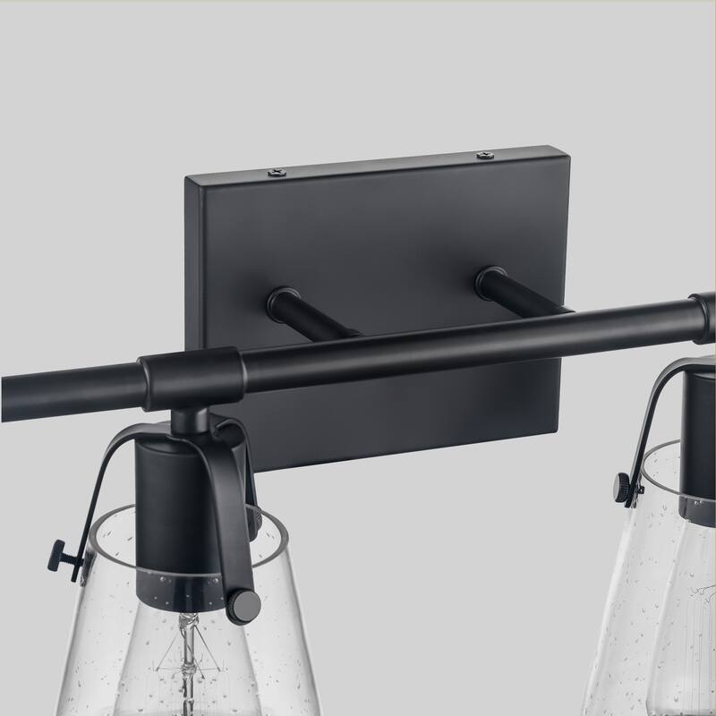 Modern Vanity Light Wall Mount Sconces with Glass Shade