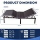 preview thumbnail 8 of 6, Adjustable Bed Frame, Head & Foot Incline, Wireless Remote Control, Zero Gravity Adjustable Bed Base