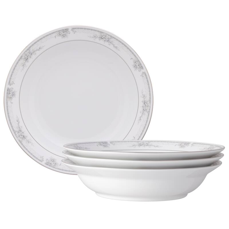 Sweet Leilani Set of 4 Rim Dinner Bowls, 10", 25 oz.