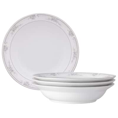 Sweet Leilani Set of 4 Rim Dinner Bowls, 10", 25 oz.