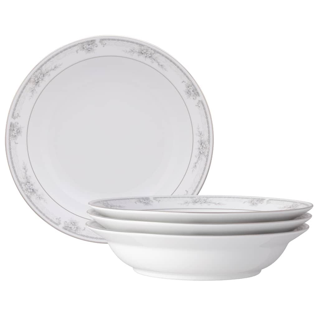 Sweet Leilani Set of 4 Rim Dinner Bowls, 10", 25 oz.