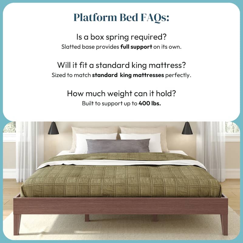 Now Furniture King Platform Bed