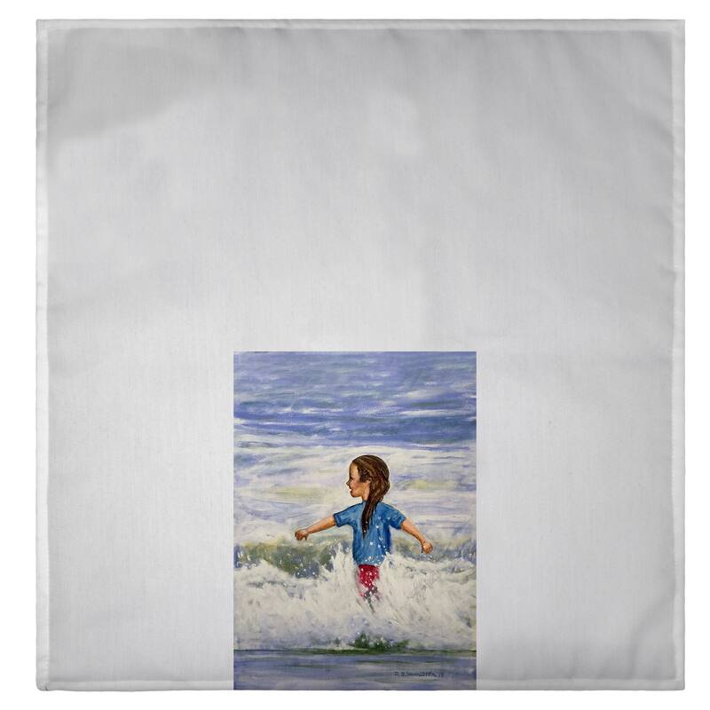 Girl in Surf Guest Towel - 20x20