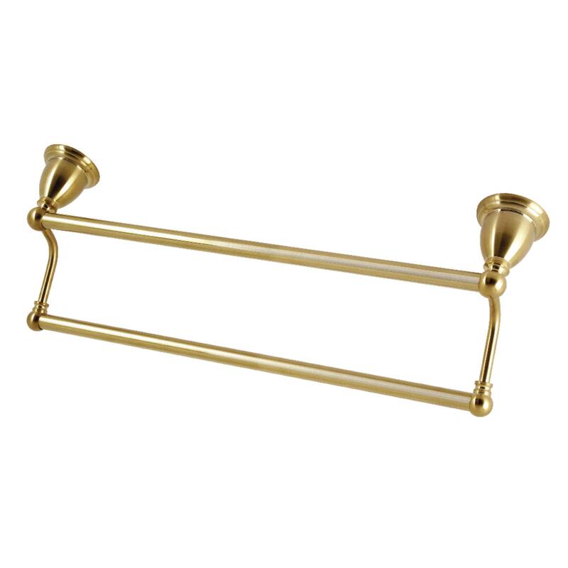 Heritage 18-Inch Dual Towel Bar - Brushed Brass