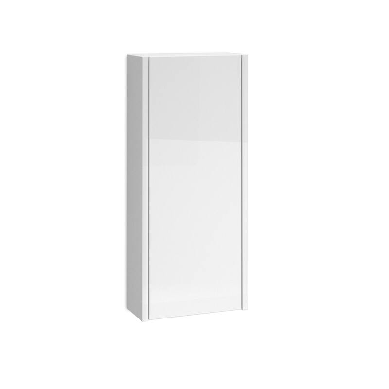 WS Bath Collections Dalia COL02 Dalia 31-1/2" Engineered Wood Wall - Glossy White