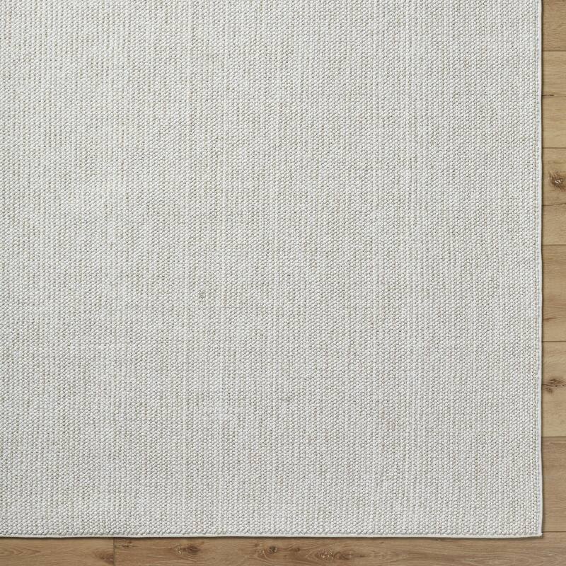 Livabliss Bouclair Casual Distressed Solid Color Area Rug