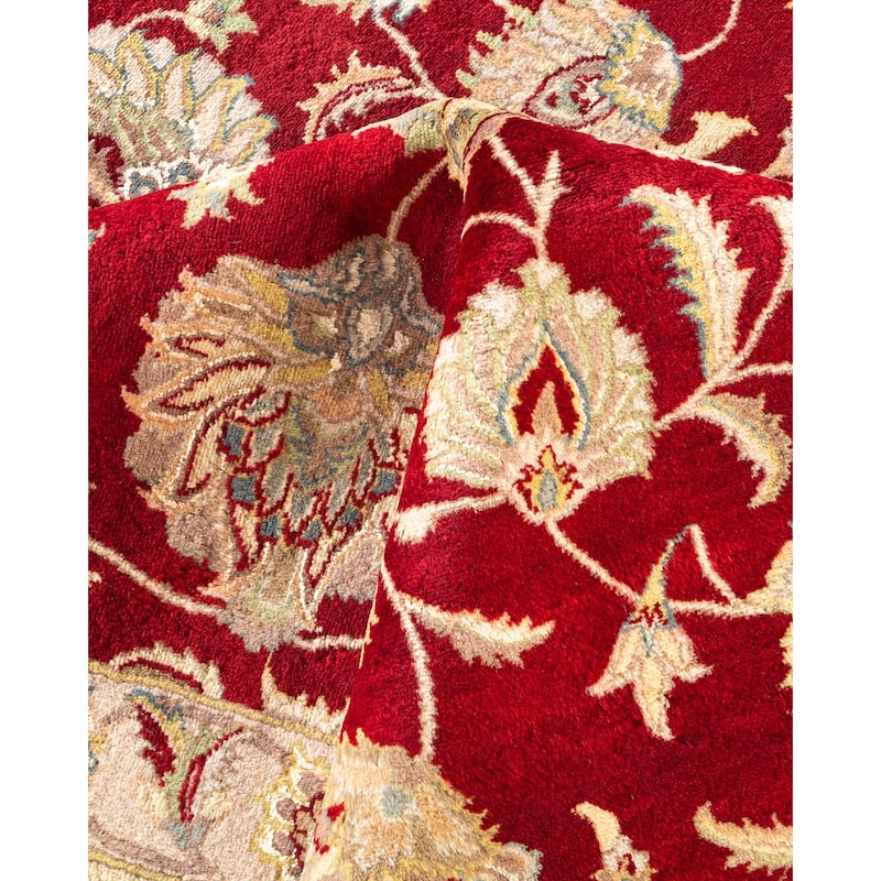 Overton Hand Knotted Wool Vintage Inspired Traditional Mogul Re Area Rug - 9 x 12