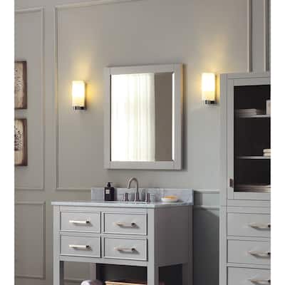 Avanity 28 in. Framed Wall Mirror - 28"W x 32"H