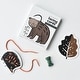 preview thumbnail 4 of 3, Wee Gallery Lacing Cards - Woodland - Black - N/A