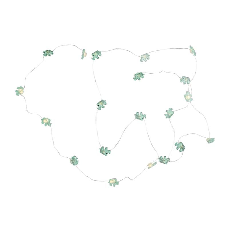 10-Count LED Elephant Fairy Lights - Warm White