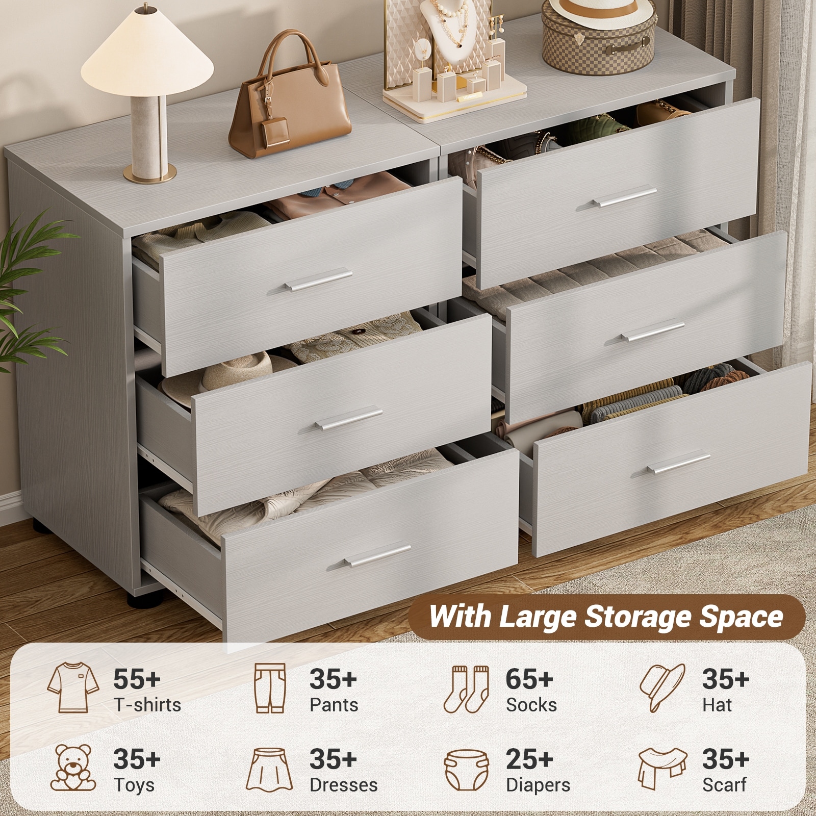 dresser drawer organizers Travelwant Rectangular Plastic Divider and Closet Storage for Lingerie, Bras, Socks, Underwear, Tights, Leggings, Scarves, Ties these eco These drawer organizers are great