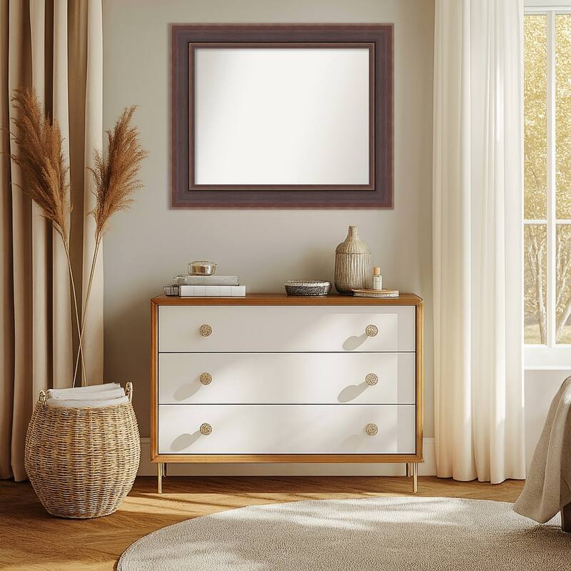Moab Brown Bronze Non-Beveled Framed Wall Mirror - Moab Brown Bronze