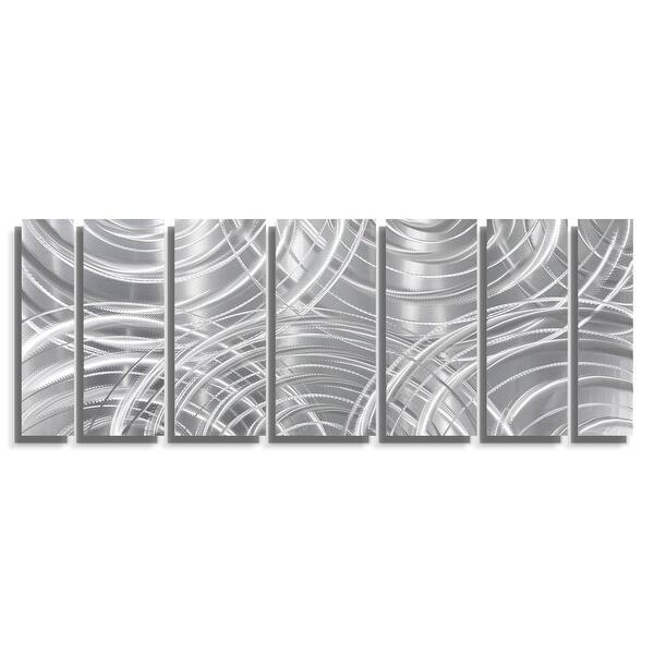 Shop Statements2000 Large Metal Wall Art Modern Abstract Silver