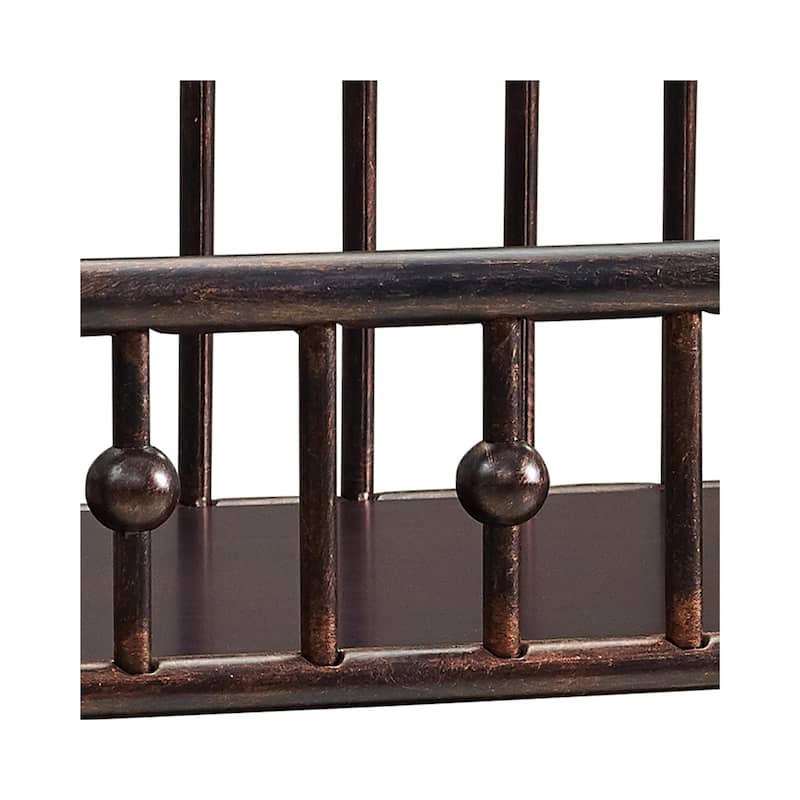 Little Seeds Monarch Hill Ivy Metal Crib - N/A